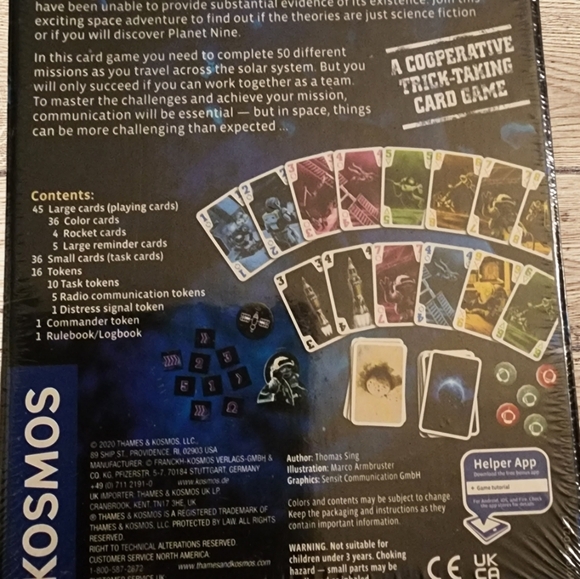 The Crew - The Quest For Planet Nine Card Game - 2020 NIB - Picture 2 of 4
